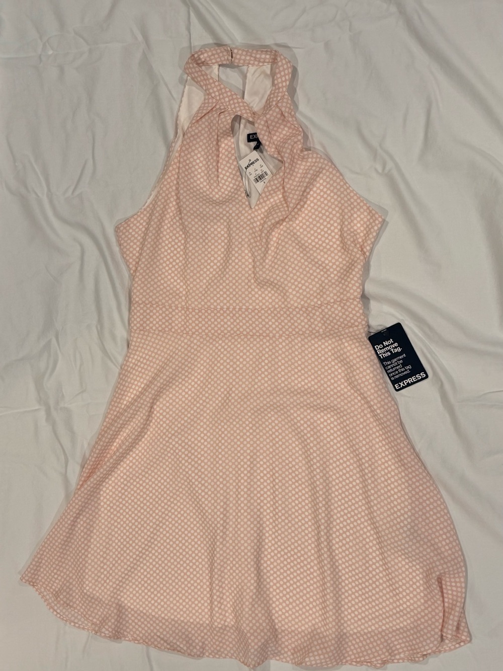 Express Blush Pink Halter Dress